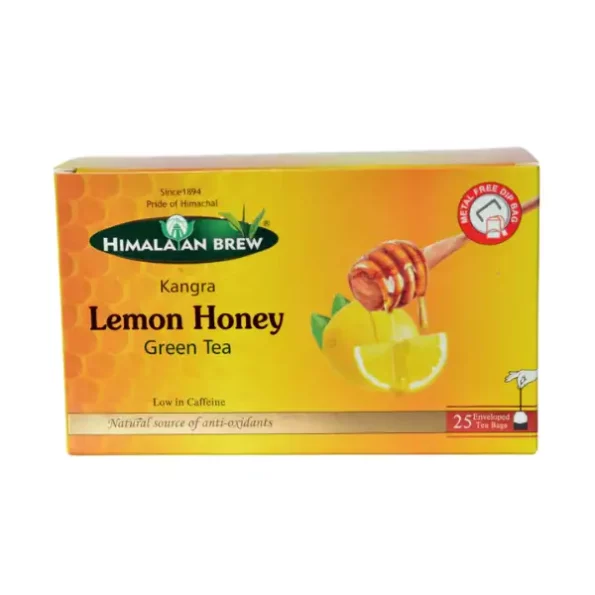 Himalayan Brew Lemon Honey Tea Bags, 25 Sachets Per Box, HimalayanBrewBNO08-LH-1.webp, HimalayanBrewBNO08 LH 1