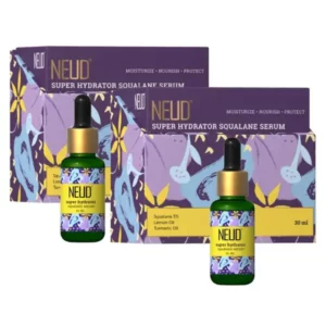 Neud Super Hydrator Squalane Serum With Lemon Oil, Turmeric Oil & Reverskin, 30ml available on Herbkart