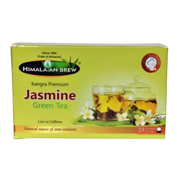 Himalayan Brew Jasmine Green Tea Bags, 25 Sachets Per Box, HimalayanBrewBNO05-J-1.webp, HimalayanBrewBNO05 J 1