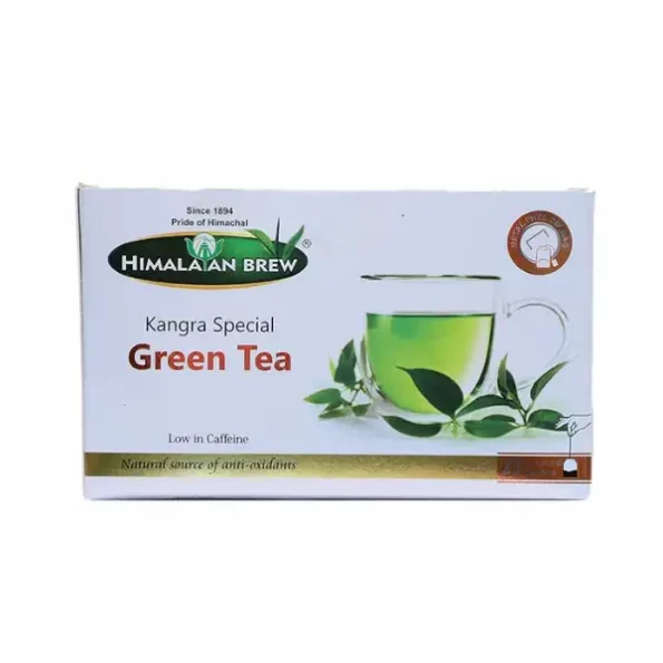 Himalayan Brew Pure Green Tea Bags, 25 Sachets Per Box, HimalayanBrewBNO6-GR-1.webp, HimalayanBrewBNO6 GR 1