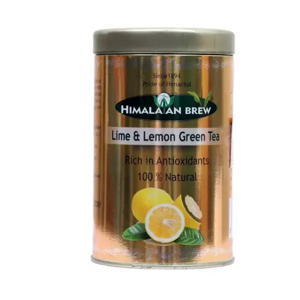 Himalayan Brew Lime & Lemon Tea (Tin), 90Gm, HimalayanBrewBNO05-LL-1.webp, HimalayanBrewBNO05 LL 1