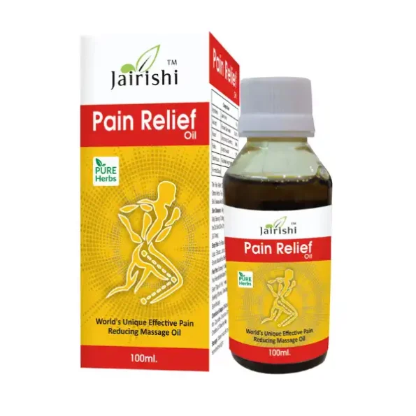 Jai Rishi Ayurveda Natural Herb Pain Relief Oil - for Chronic Back & Neck Pain, Joint Pain & Muscle Pain - 100 ML, JRAPAI014-1.webp, rRGTGnGB JRAPAI014 1