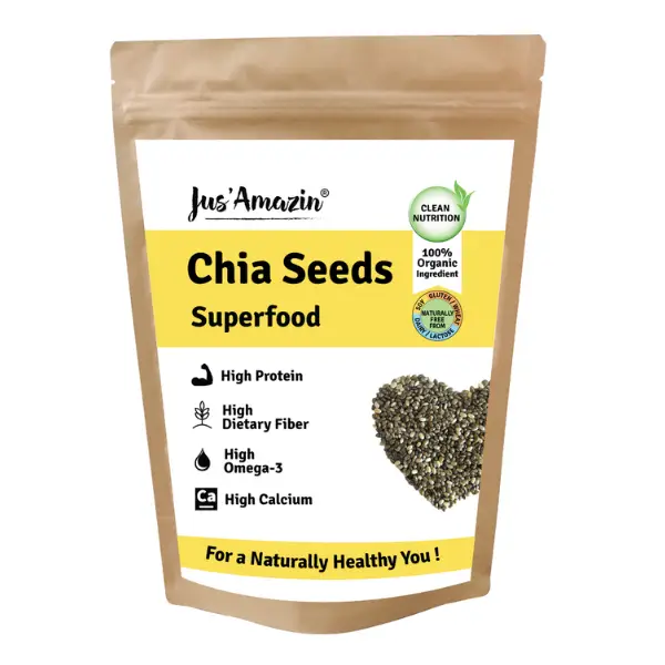 Organic Chia Seeds, 500 gm