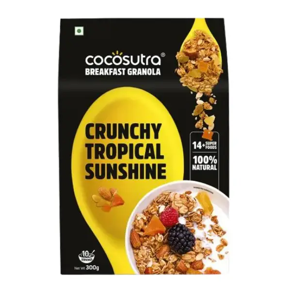 Granola Crunchy Tropical Sunshine, 300 gm