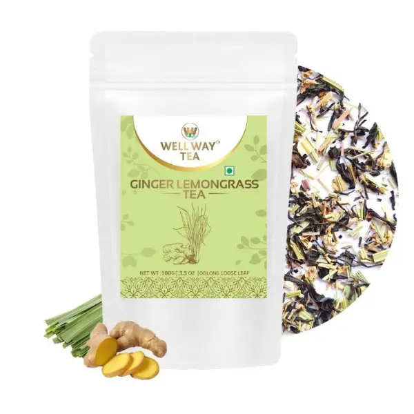 Ginger Lemongrass Oolong Tea, Pouch, 50gms
