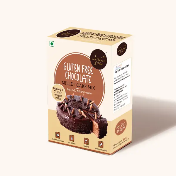 Gluten Free Chocolate Millet Cake Mix, Pack of 1