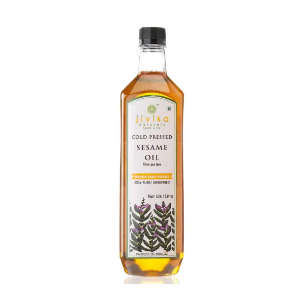 Jivika Naturals Cold Pressed Sesame Oil, 1L