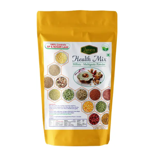 Laven Health Mix Millets multigrain Powder 500 gm, Pack of 1