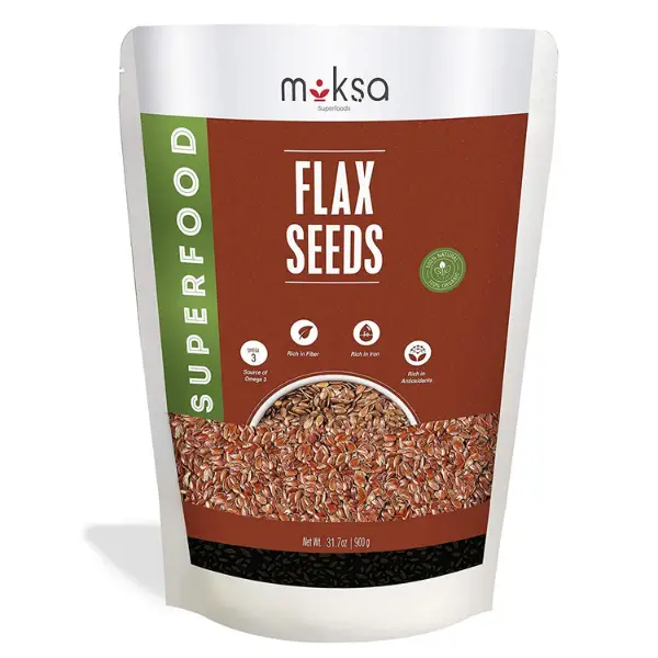 Flax Seeds, 100% Natural Seeds, 900 gm
