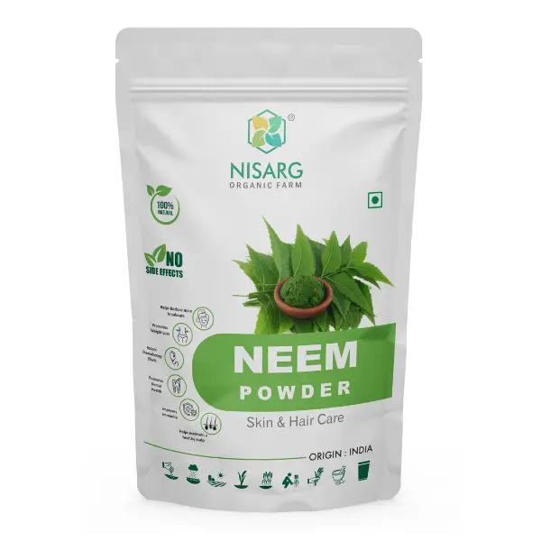 Nisarg Organic Farm Organic Neem Leaf Powder, 200 gm