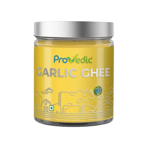 Garlic Infused Cow Ghee, Flavoured Ghee, 250 ml