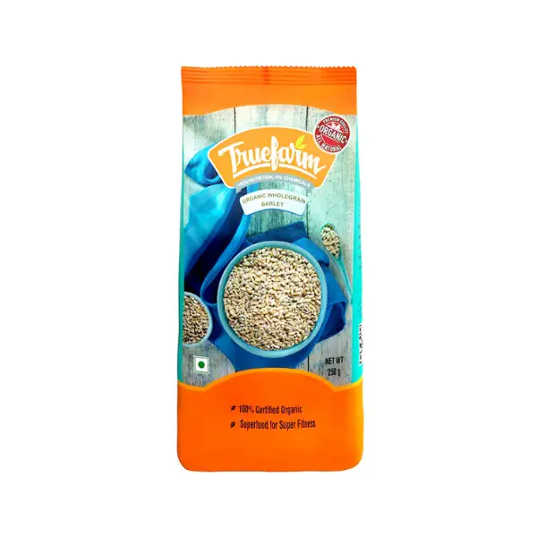 Organic Wholegrain Barley 250gms, Pack of 1