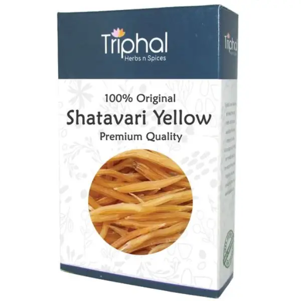 Shatavari Root Yellow, Shatawar Jad Pili, Whole, 100 gm