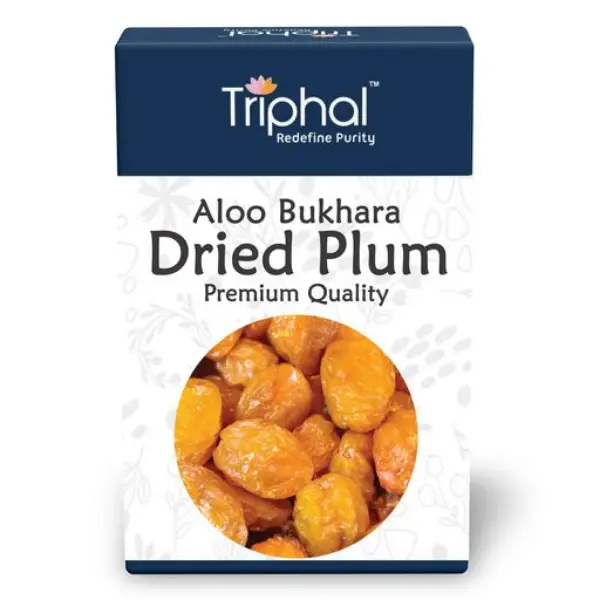 Triphal Premium Dried Plum, Aloo Bukhara, Natural and Fresh, 200 gm