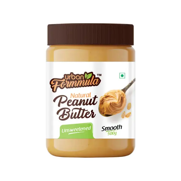 Unsweetened Peanut Butter Smooth, 500 gm