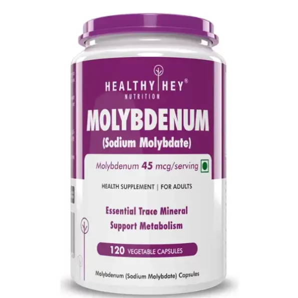 Molybdenum, Trace Mineral Supplement for Liver Support and Detoxification of Environmental Toxins, 120 Capsules