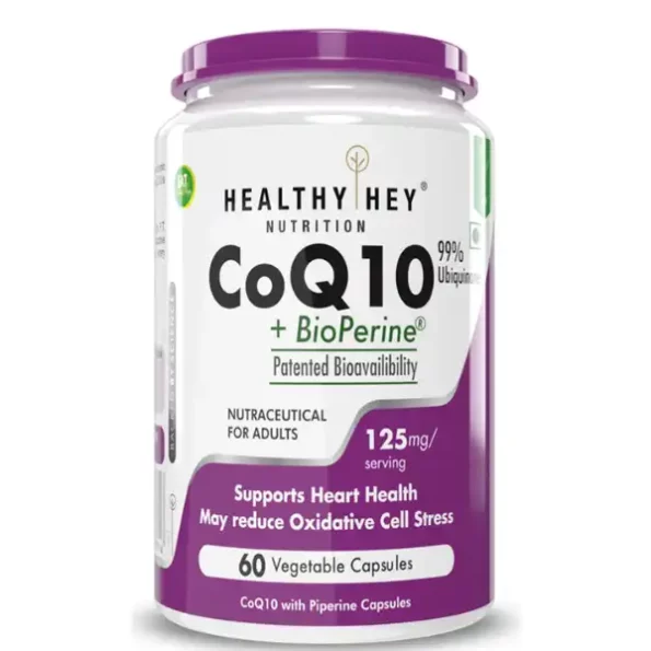 High Absorption CoQ10 with BioPerine, 125 mg, 60 Capsules