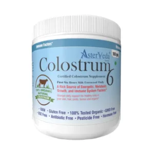 AsterVeda Organic Gir Cow Colostrum Powder, 100 g