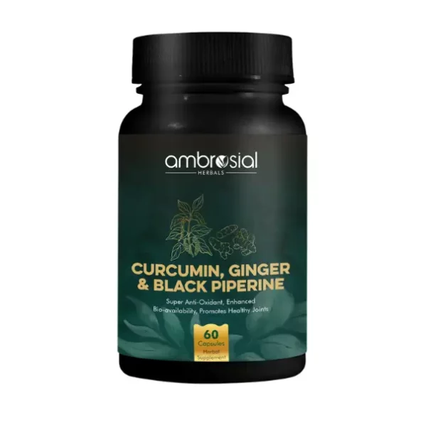 Ambrosial Curcumin Turmeric and Black Pepper with Ginger, 60 Capsules, Ambrosial036-1.webp, xRZo2mSq Ambrosial036 1