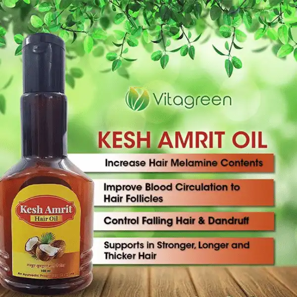 Kesh Amrit Ayurvedic Herbal Hair Oil  Pack Of 1 100 ML  With Kesh Amrit  Hair Gel pack of 1