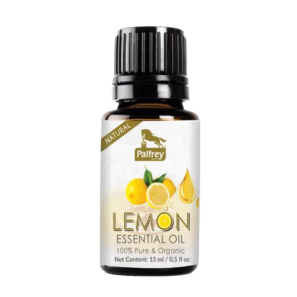 Pure Lemon Essential Oil For Face, Hair Dandruff & Skin Pigmentation & Lightening 15ml