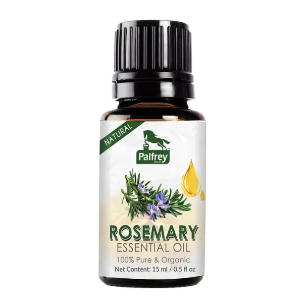Natural Rosemary Essential Oils for Hair Growth, 15 ml, 100% Pure & Natural for Hair