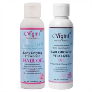 Vigini 1% Redensyl Hair Care Nourishing Growth Tonic Revitalizer & Anti Greying Prevention Oil available on Herbkart