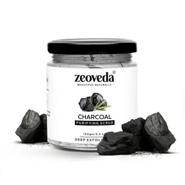 Natural Activated Charcoal Face & Body Scrub