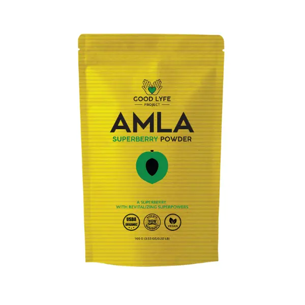 100% Organic Amla Powder, 200 gm, Indian Gooseberry Vegan Powder