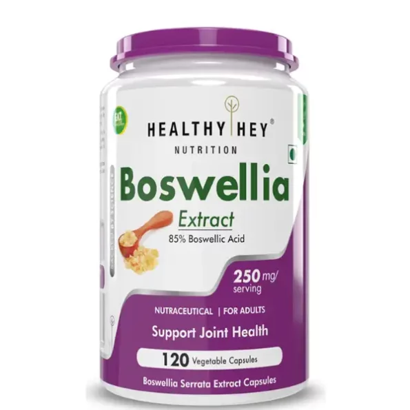 HealthyHey Boswellia Serrata Extract 250 Mg - 120 Vegetable Capsules, HHBOS120600-1.webp, HHBOS120600 1