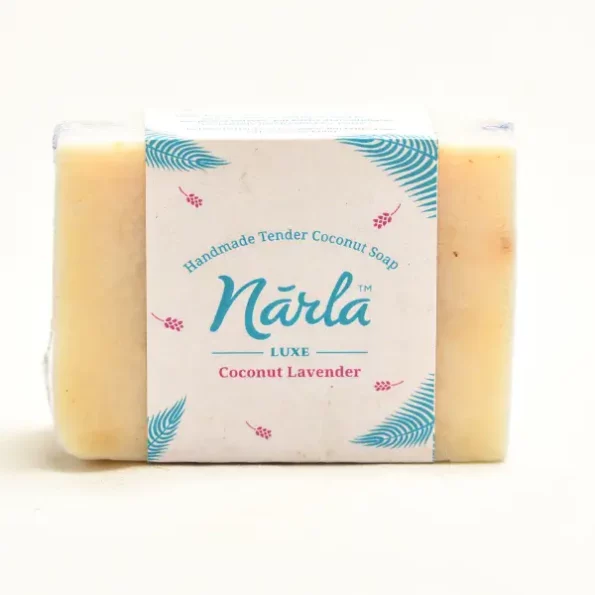Handcrafted Soap, Coconut Lavender, 100 gm