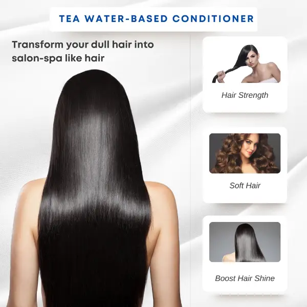 Instant Veda Tea Water Hair Conditioner For Soft and Shiny Hair - 280 ml -  Herbkart