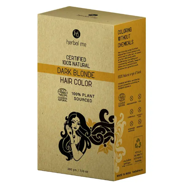 Certified Natural Dark Blonde Henna Hair Colour (200 gm)