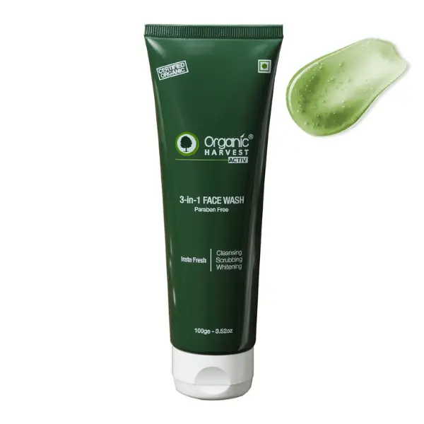 Organic Harvest 3In1 Face Wash 100gm