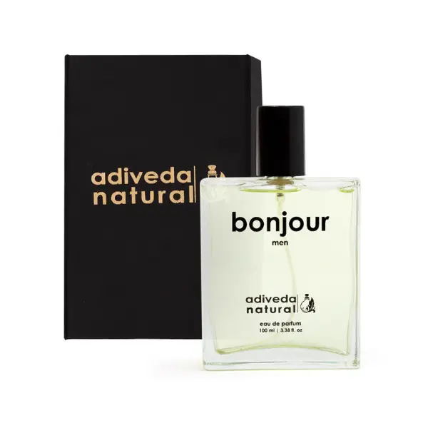 Adiveda Natural Bonjour Edp Fresh Woody Citrusy Perfume For Men