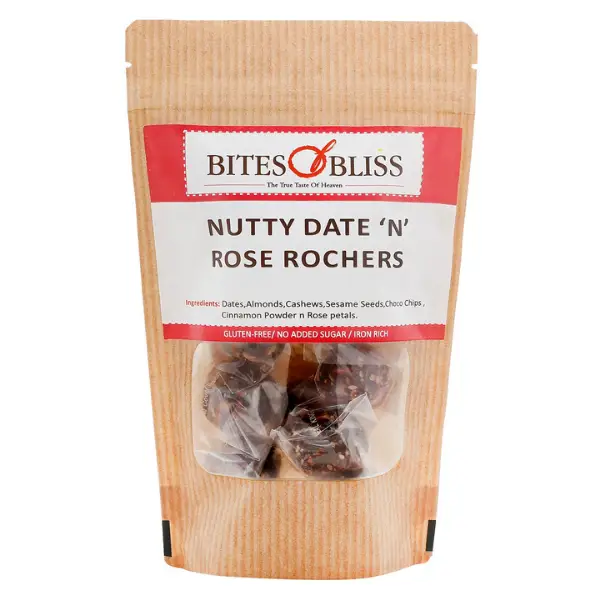 Nutty Date Rose Rochers - 125 gm Pack