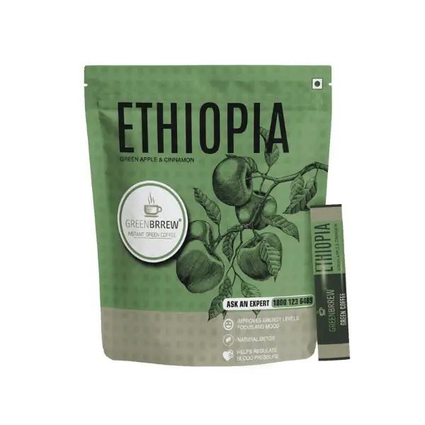 Ethiopia Instant Coffee (Green Apple & Cinnamon, 20 Sachets)
