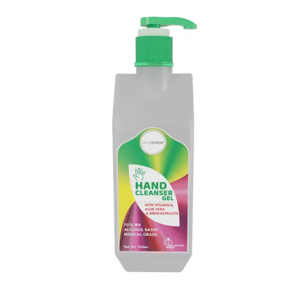 Hand Cleanser Gel with VITAMIN-E, Aloe Vera & Neem Extracts
