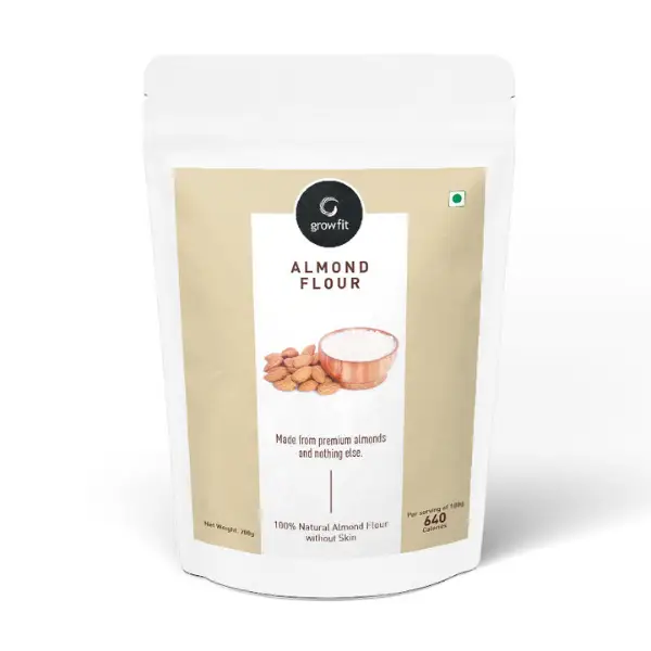 100% Natural Almond Flour Without Skin, Keto Friendly, 200g