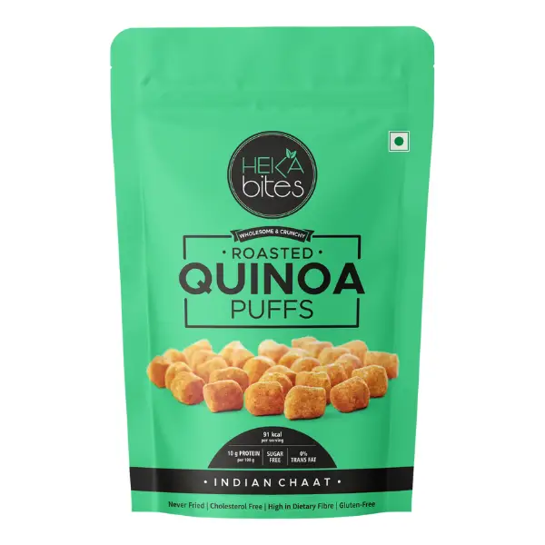 Roasted Quinoa Puffs Indian Chaat - Pack of 6
