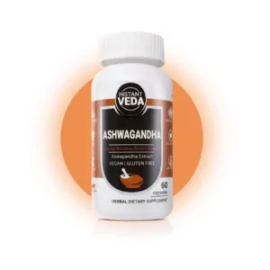 Instant Veda Ashwagandha Capsules, For Energy & Immunity, 60 Veg Capsules available on Herbkart