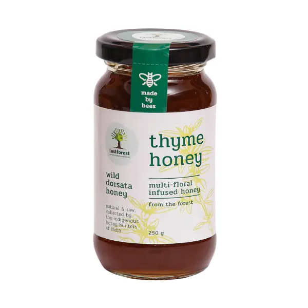Thyme Infused Spiced Wild Honey - 250 gm