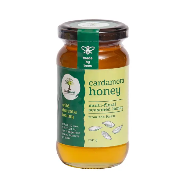 Cardamom Spiced Wild Honey - 250 gm