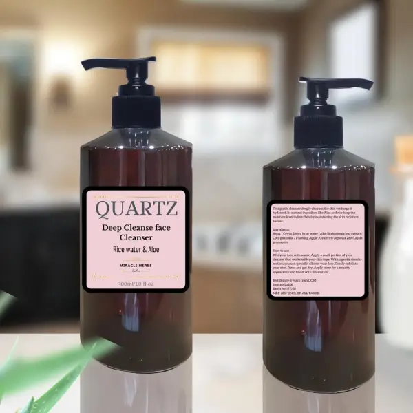 Miracle Herbs Quartz Deep Cleanse Face Cleanser Brown