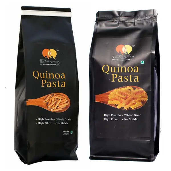 Quinoa Pasta Penne&Fusilli 250gm Pack of 2pcs