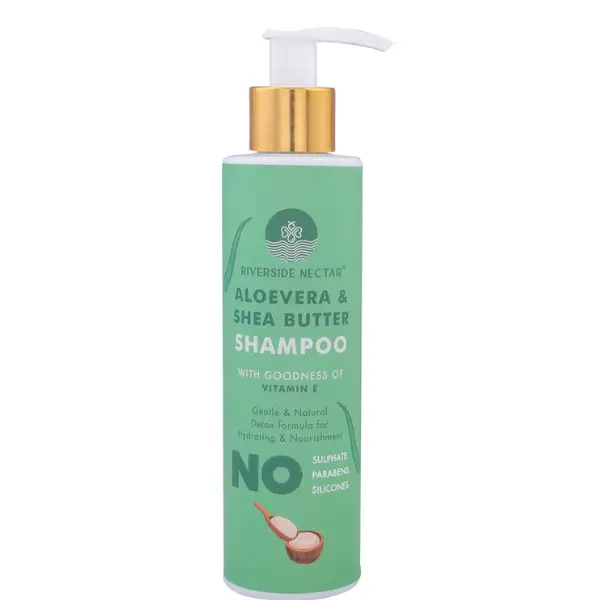 Aloe, Vera & Shea Butter Shampoo With Vitamin E, 200 ml