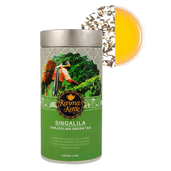 Singalila Darjeeling Green Tea - 100gms Loose Leaf Tin