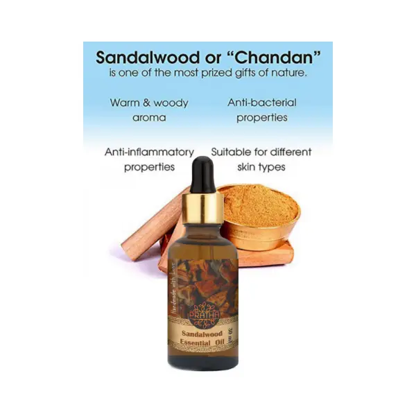 Rozhub Naturals Sandalwood Essential Oil - 15ml