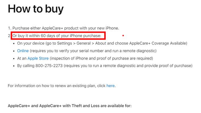 蘋果國行 AppleCare+ 購買政策調整：自行購買僅支援 7 天時限