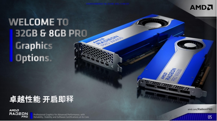 AMD Radeon PRO W6000系列顯示卡正式釋出 RDNA 2架構效能提升79%